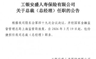 M工银安盛人寿总裁任职获批！高光业绩背后藏季度亏损与现金流压力