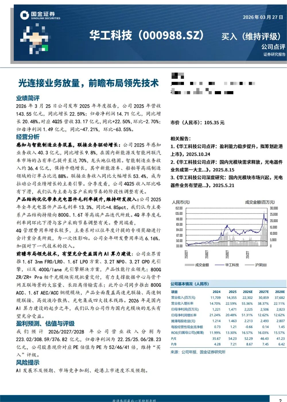 M易方达、富国、华夏基金等189家明星机构调研源杰科技！